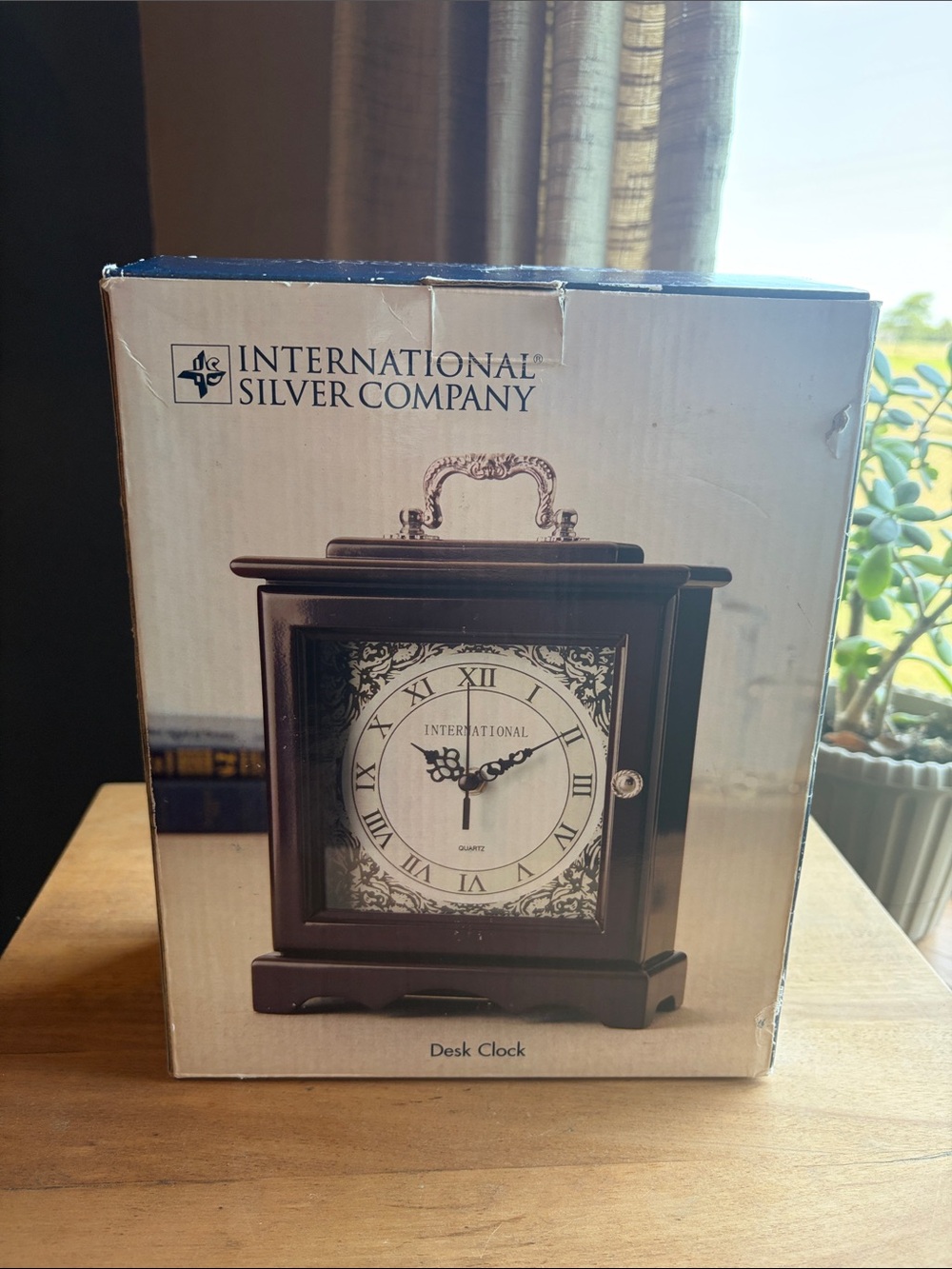 International Silver Company Desk Clock